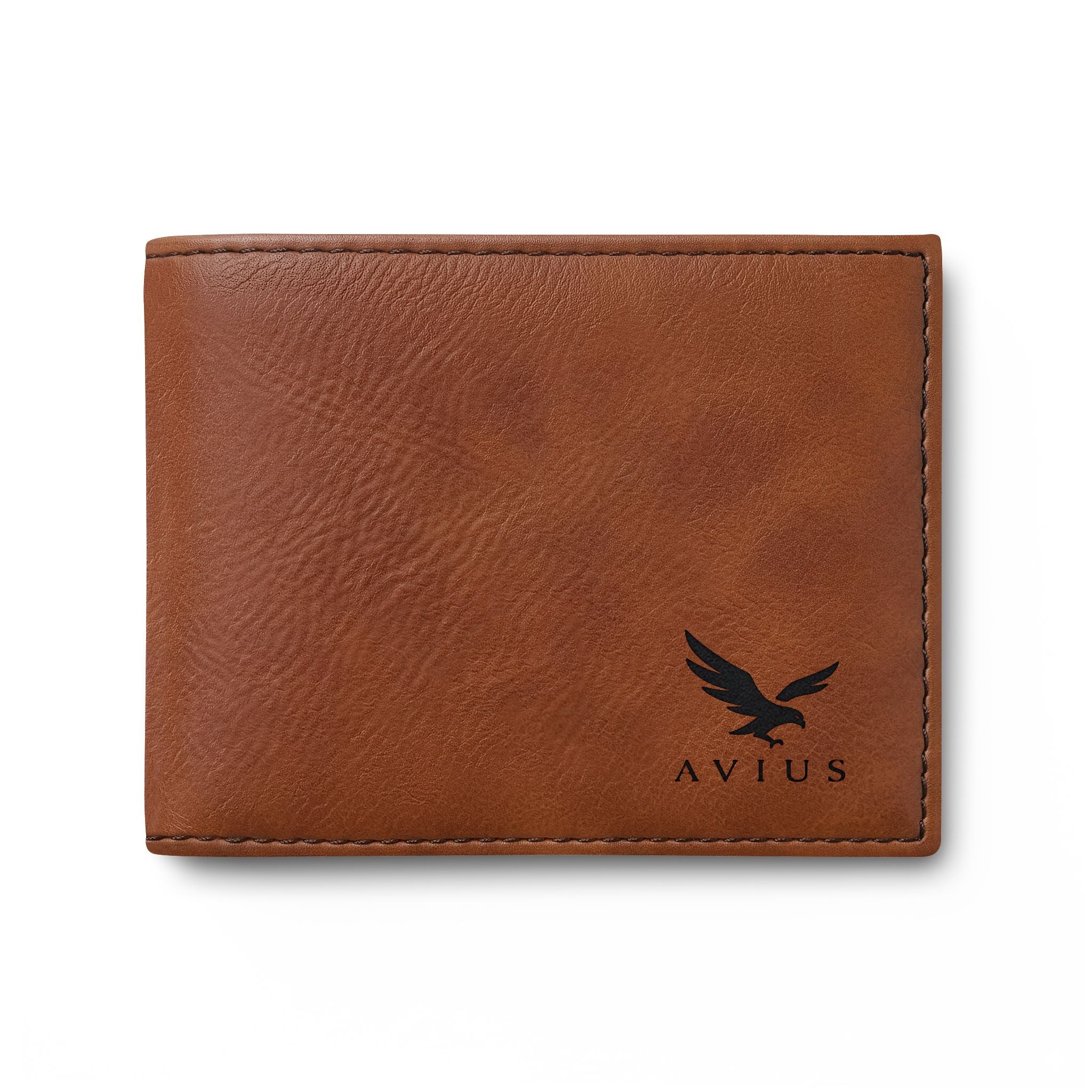 Bi-Fold Wallet — "Wallets of AVIUS" Leather Flip Wallet