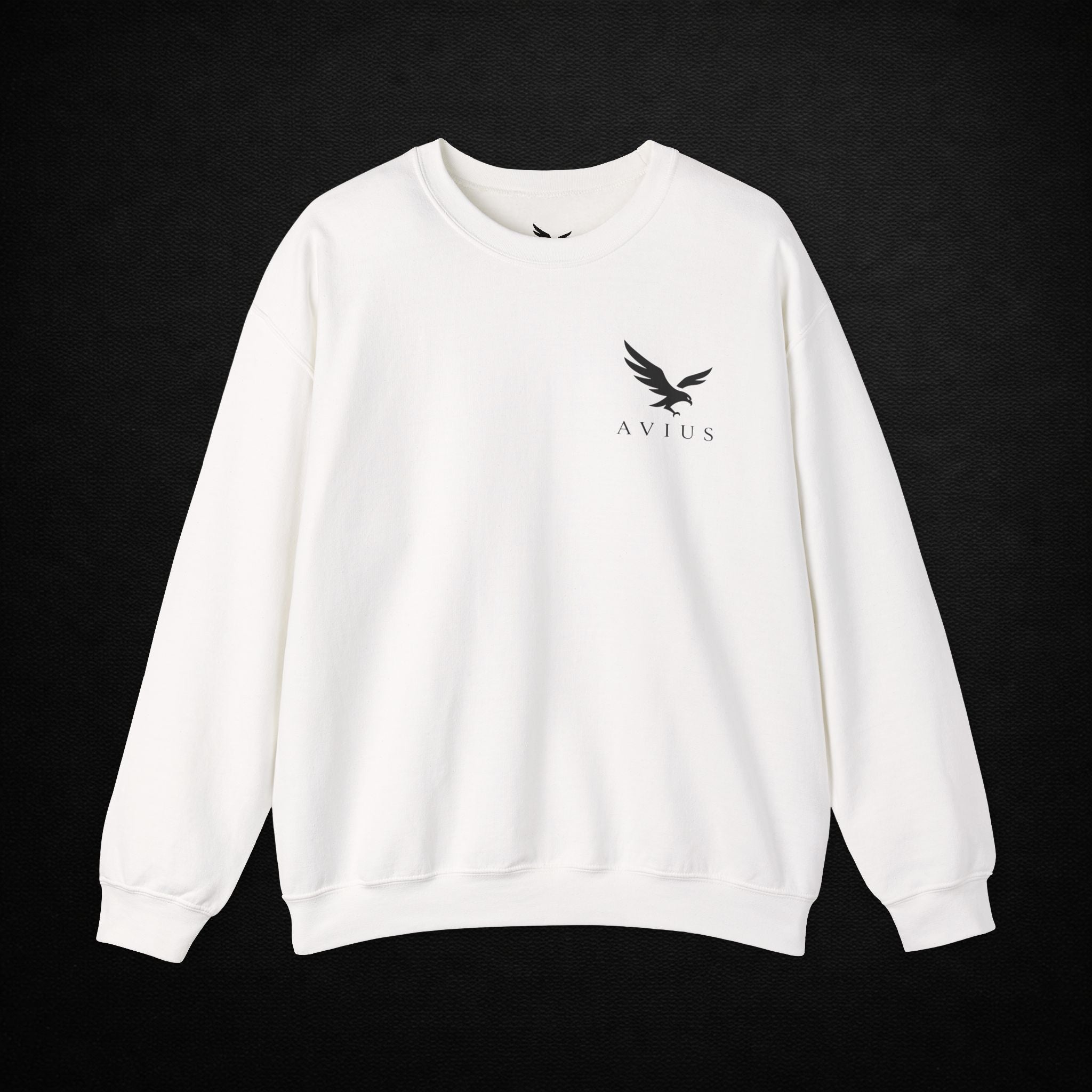 Eagle Logo Crewneck Sweatshirt — Minimal Avius Graphic