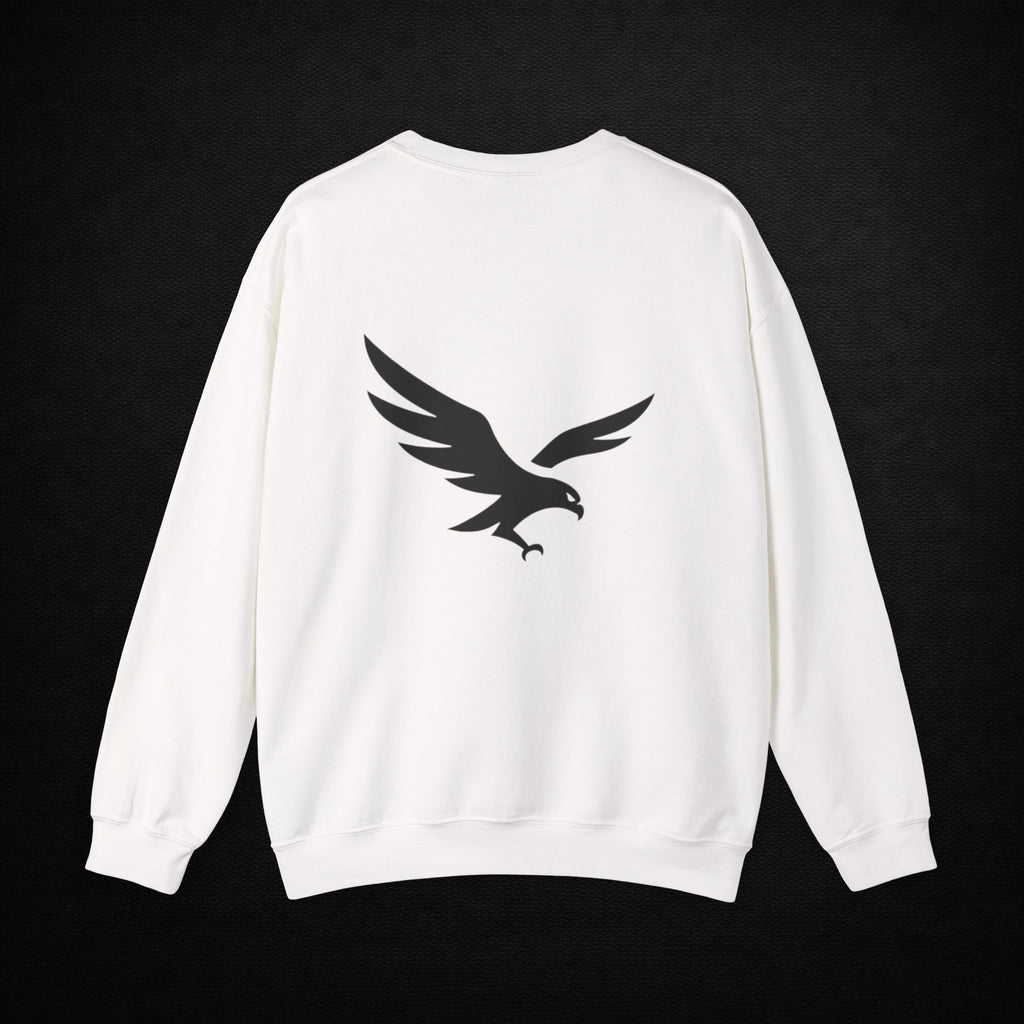 Eagle Logo Crewneck Sweatshirt — Minimal Avius Graphic