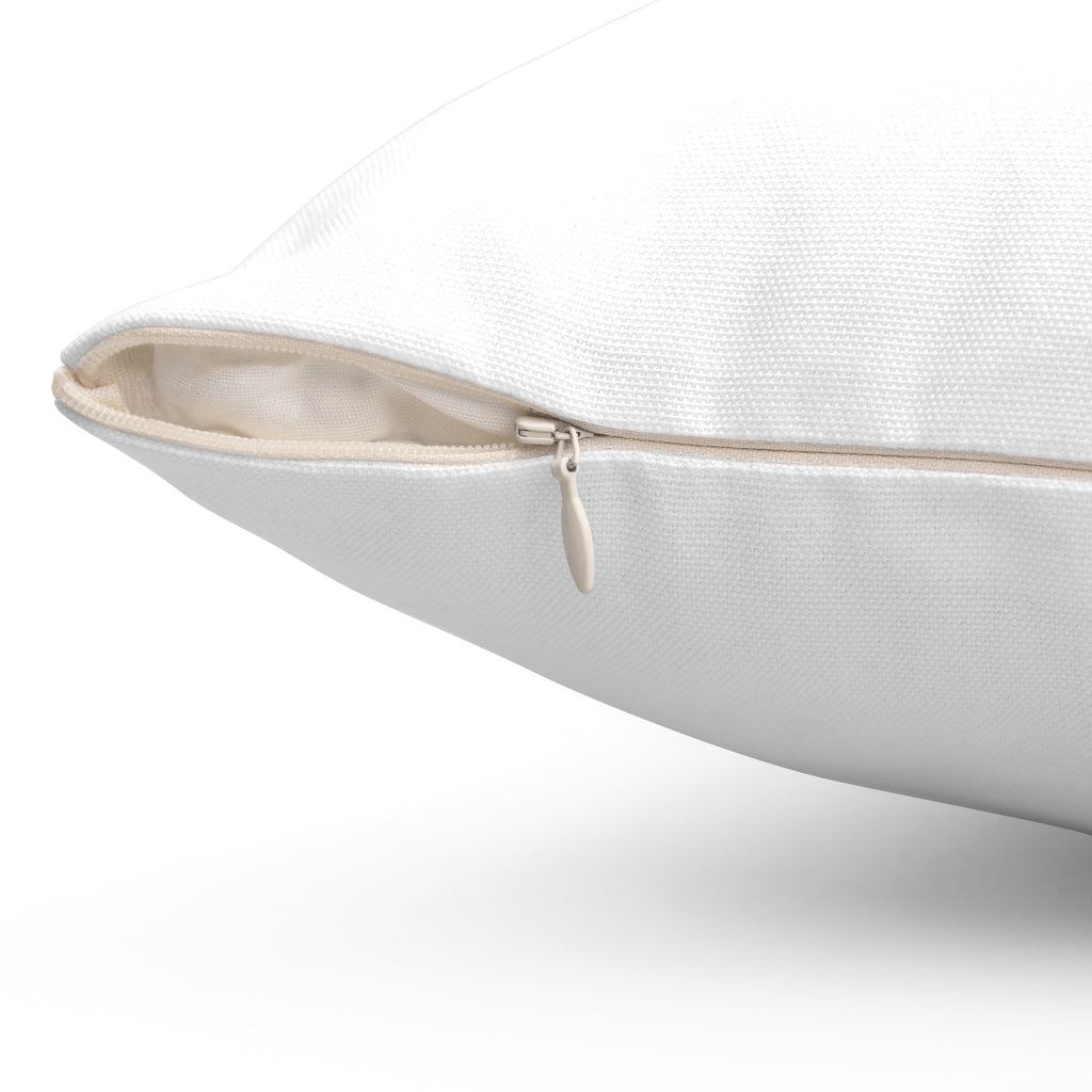 AVIUS Decorative Pillow — Modern Square Spun Polyester Accent Cushion