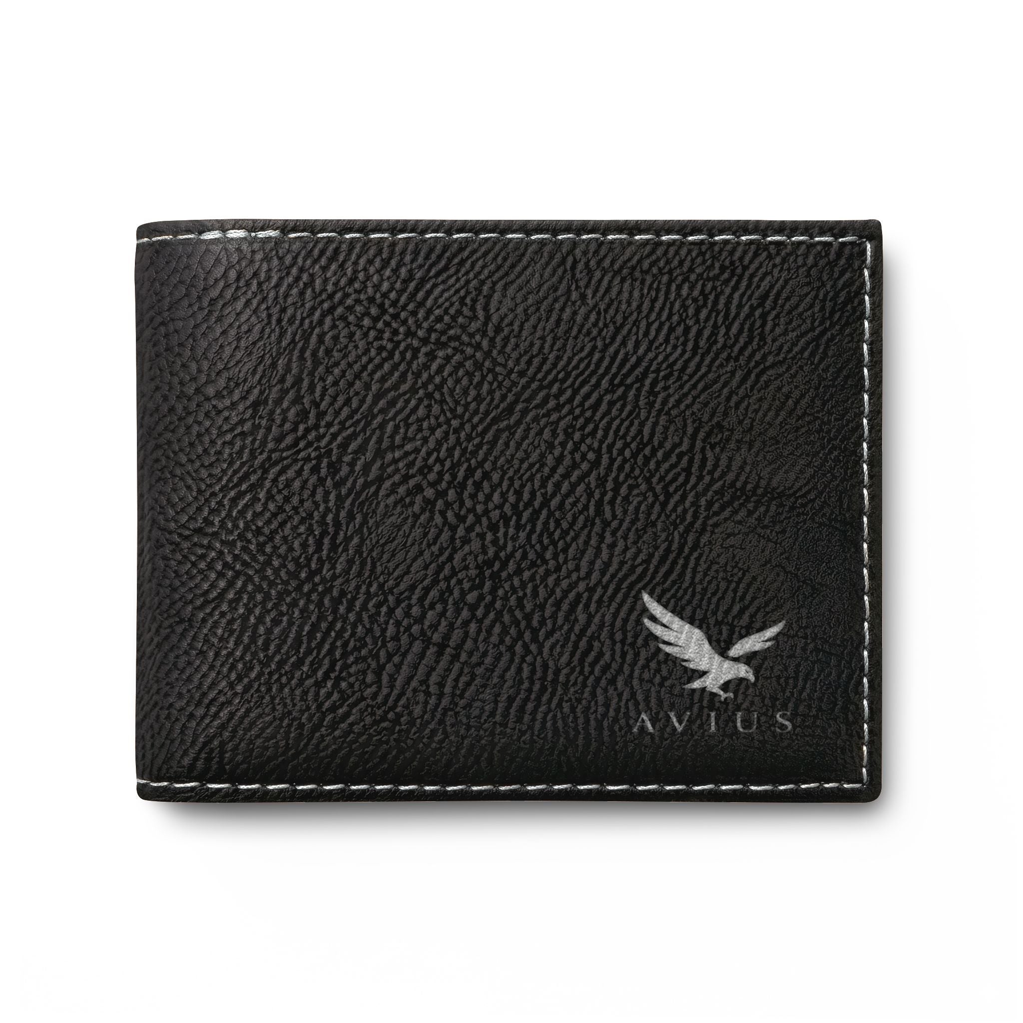 Bi-Fold Wallet — "Wallets of AVIUS" Leather Flip Wallet