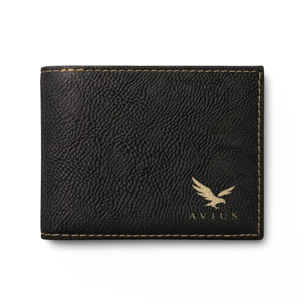 Bi-Fold Wallet — "Wallets of AVIUS" Leather Flip Wallet