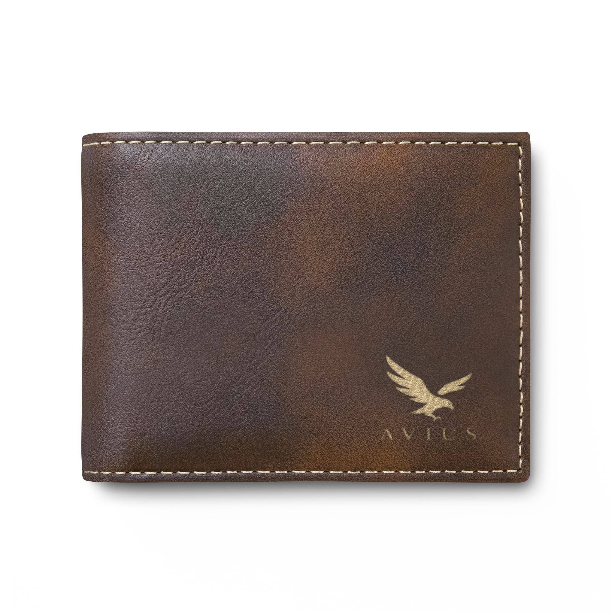Bi-Fold Wallet — "Wallets of AVIUS" Leather Flip Wallet