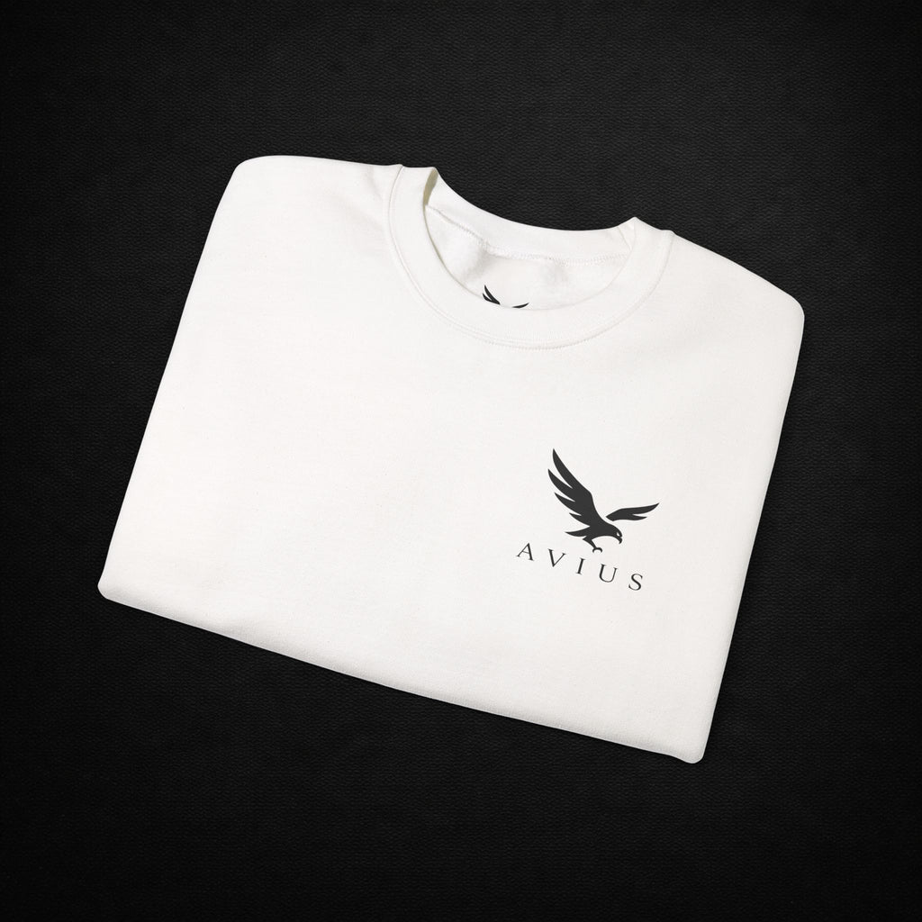 Eagle Logo Crewneck Sweatshirt — Minimal Avius Graphic