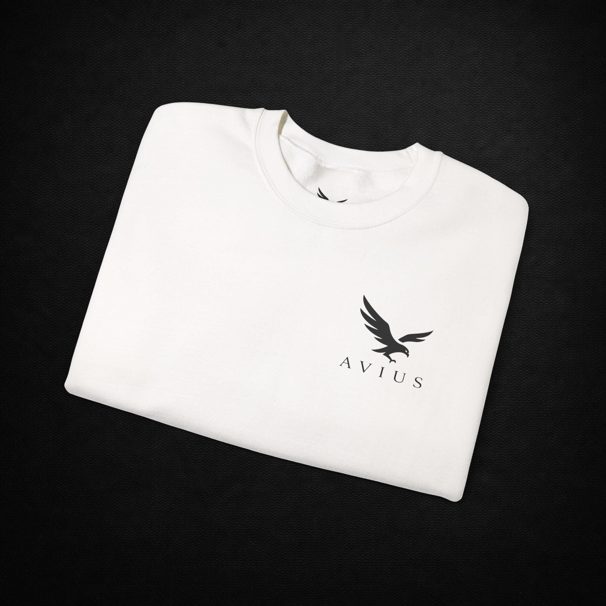 Eagle Logo Crewneck Sweatshirt — Minimal Avius Graphic