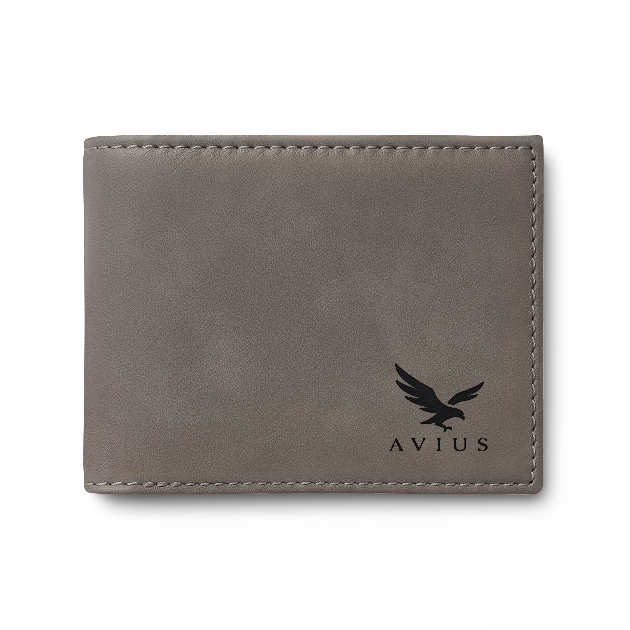 Bi-Fold Wallet — "Wallets of AVIUS" Leather Flip Wallet